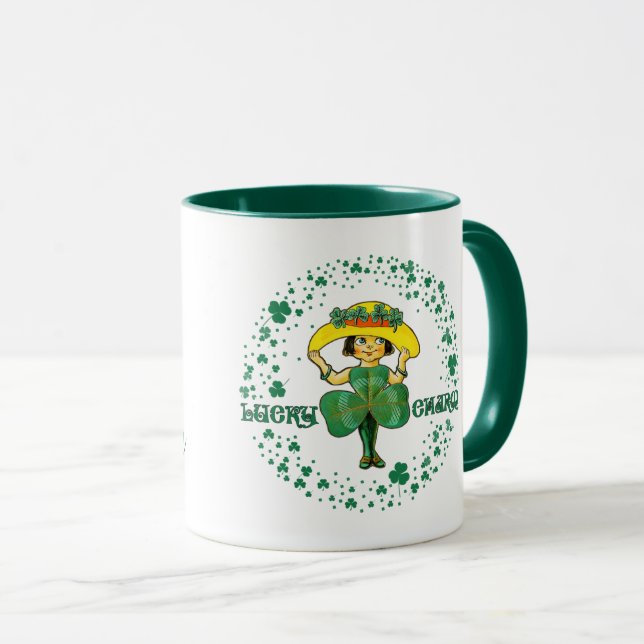 Custom Name St. Patrick's Day Gift Mug (Front Right)