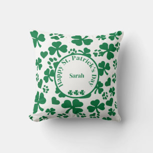  Custom Name St. Patrick's Day Pillow 