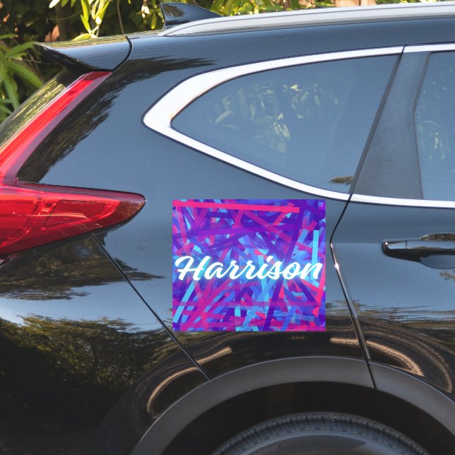 Custom Name Sticker – Harrison – Personalized Labe (Car Side)