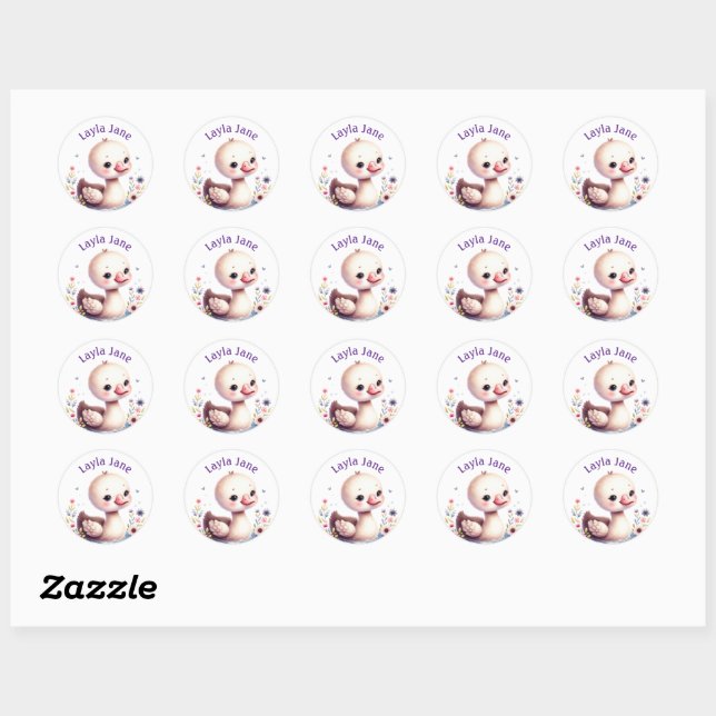 Custom Name Stickers (Sheet)