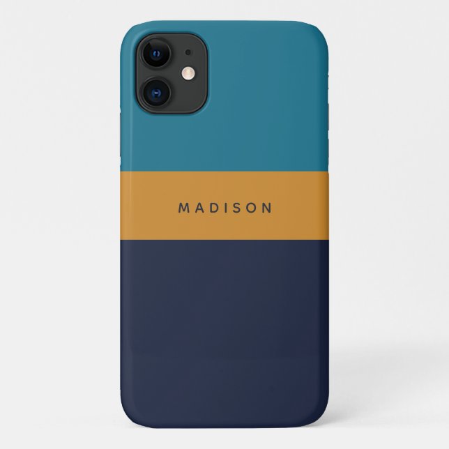 Custom name Striped phone cases (Back)