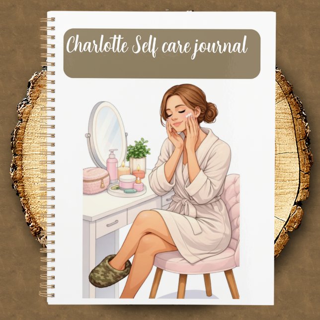 Custom name stylish Self care journal  Planner (Creator Uploaded)