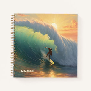 Custom Name Surfing Notebook