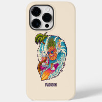Custom Name Surfing Pineapple
