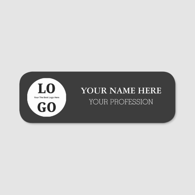 Custom Name Tag For Employee (Front)