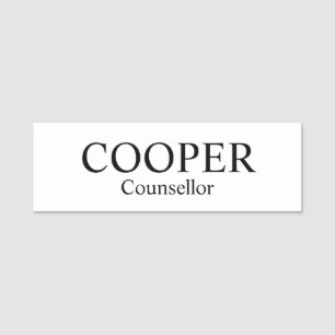 Custom Name Tags For Work, Tags With ,Office Name 