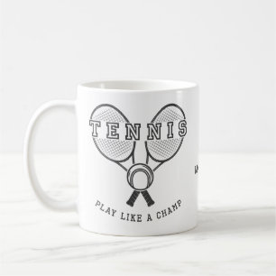 Custom name TENNIS mugs