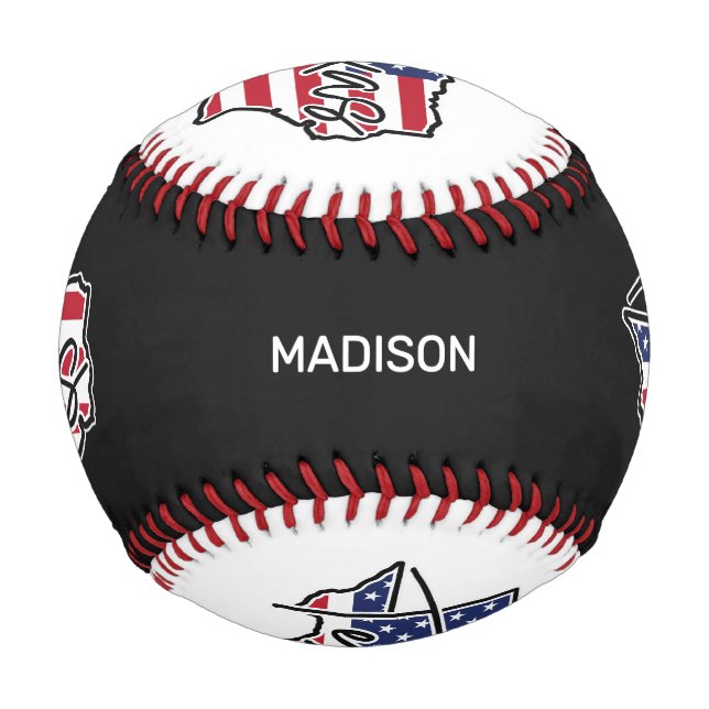 Custom Name Texas Baseball (Front)