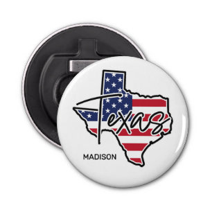 Custom Name Texas Bottle Opener