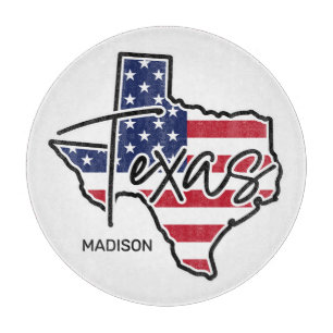 Custom Name Texas Cutting Board