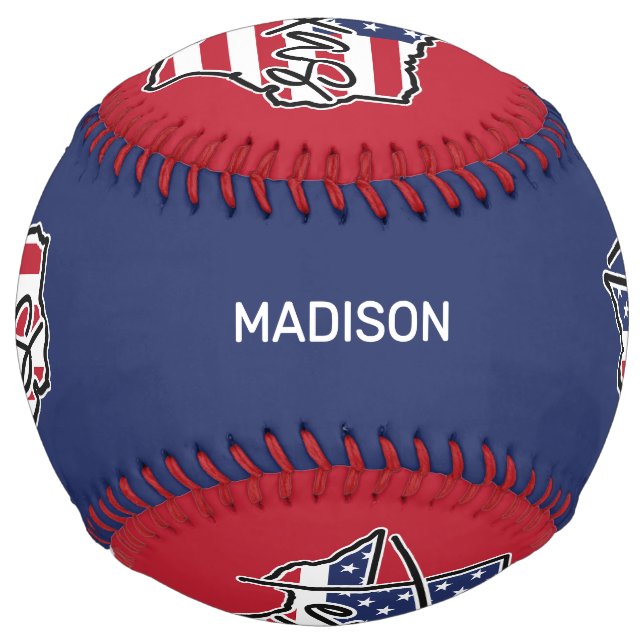 Custom Name Texas Softball (Back)