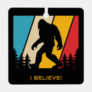 Custom Name / Text Bigfoot Metal Ornament