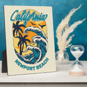 Custom Name / Text California Surfing Plaque