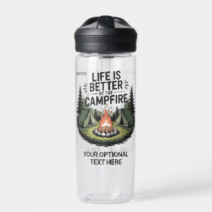 Custom Name & Text Camping Water Bottle