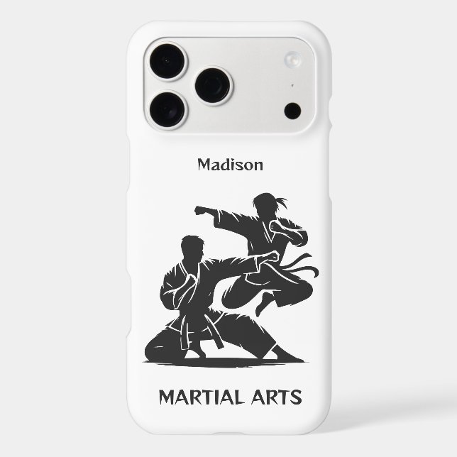 Custom Name, Text & Color Martial Arts (Verso)