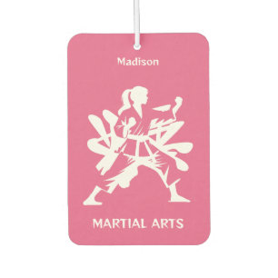 Custom Name, Text & Color Martial Arts Air Freshener