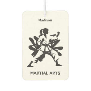 Custom Name, Text & Color Martial Arts Air Freshener