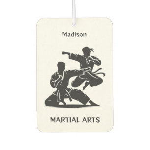 Custom Name, Text & Color Martial Arts Air Freshener