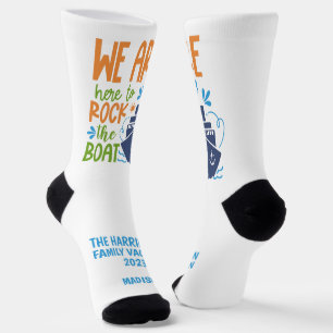Custom Name / Text Cruise Socks