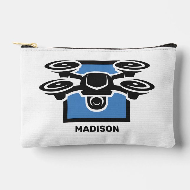 Custom Name & Text Drone Accessory Pouch (Front)