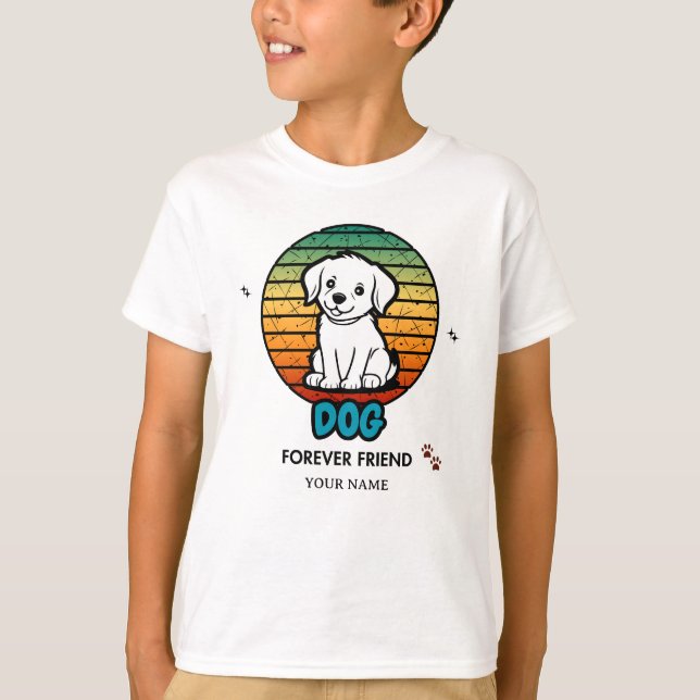 Custom Name & Text Editable T-Shirt – Personalized (Front)