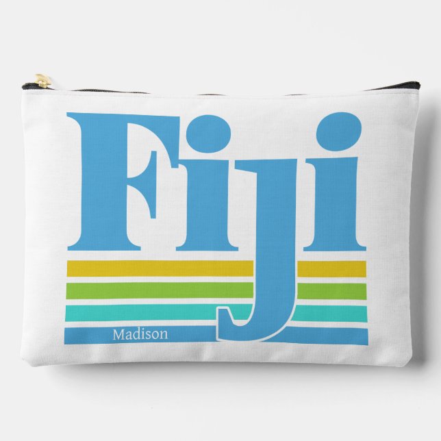 Custom Name / Text Fiji Accessory Pouch (Front)