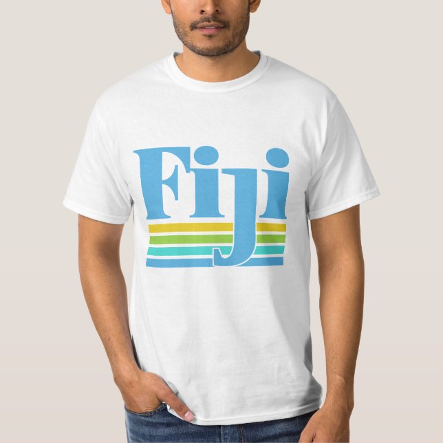 Custom Name / Text Fiji T-Shirt (Front)