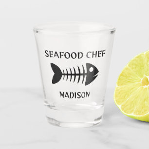 Custom Name & Text Fish Shot Glass