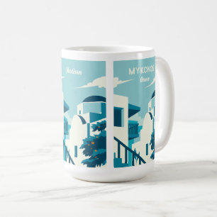 Custom Name & Text Greece Coffee Mug
