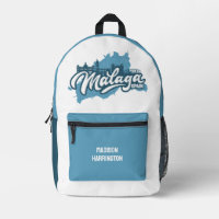 Custom Name / Text Malaga Spain