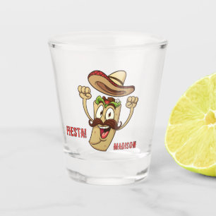 Custom Name & Text Mexican Fiesta Shot Glass