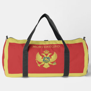 Custom Name & Text Montenegro Duffle Bag