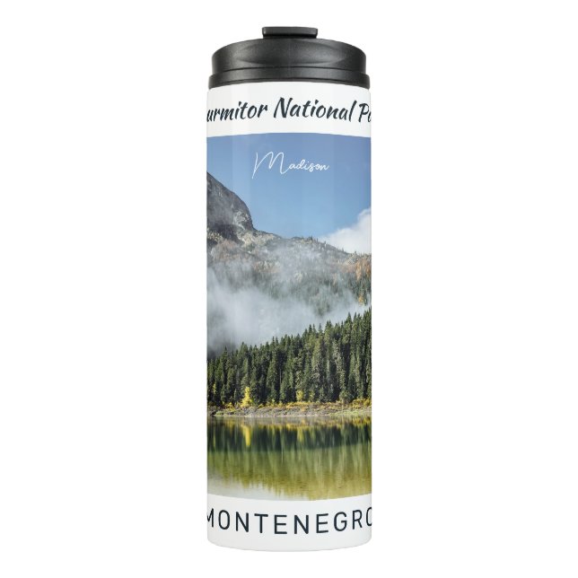 Custom Name & Text Montenegro Thermal Tumbler (Front)
