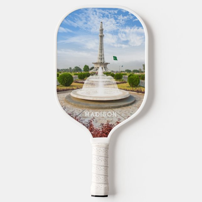 Custom Name & Text Pakistan Pickleball Paddle (Back)