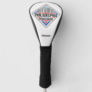 Custom Name / Text Philadelphia Pennsylvania Golf Head Cover