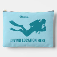 Custom Name & Text Scuba Diving