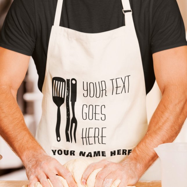 Custom Name & Text  Standard Apron (Creator Uploaded)