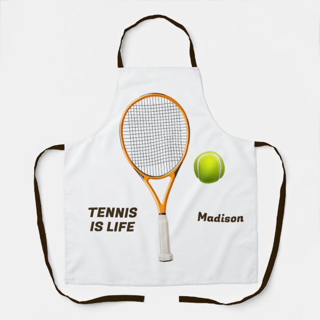 Custom Name & Text Tennis Apron (Front)