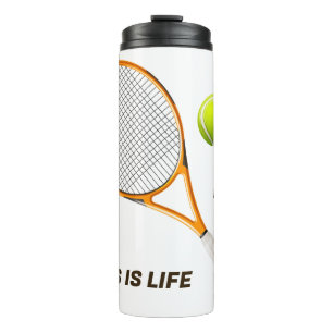 Custom Name & Text Tennis Thermal Tumbler