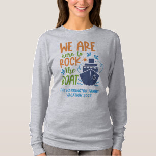 Custom Name, Text & Year Cruise T-Shirt