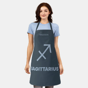 Custom Name / Text Zodiac Sign Sagittarius Apron
