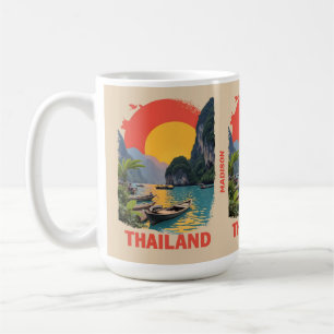 Custom Name Thailand Coffee Mug