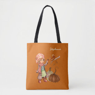 Custom Name Thanksgiving Gift Tote Bag