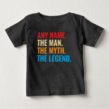 Custom Name The Man The Myth The Legend Retro