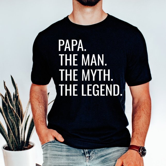 CUSTOM NAME. The Man. The Myth. The Legend. T-Shirt (Creator Uploaded)