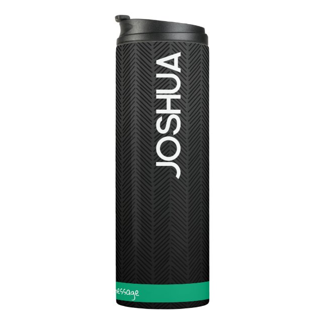 Custom Name Thermal Tumbler | Personalized Tumbler (Rotated Right)