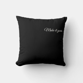 Custom Name Throw Pillow – Geometric Gradient Desi