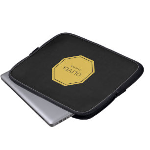 Custom Name & Title 10" Neoprene Laptop Sleeve