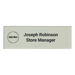 Custom Name Title Logo White Sage Tag