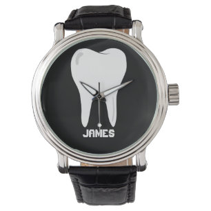 CUSTOM  NAME TOOTH WATCH